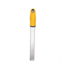 치즈 그라인더 치즈 그레이터 ermakova citrus 레몬 zester 치즈 강판 생강 감자 마늘 초콜릿 zester with plastic cover long handle, 주황색