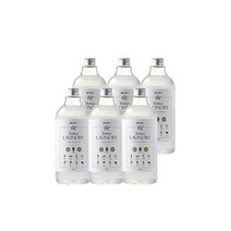 P&C생활건강 피앤씨 천연유래 액체 세탁세제 1L 본품 x 6개 일반 드럼 겸용