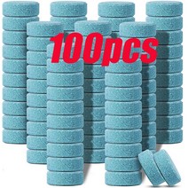 세차 청소30/60/100Pcs 솔리드 클리너 자동차 와이퍼 발포성 정제 유리 화장실 클리닝 액세서리, 08 100pcs
