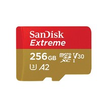 [샌디스크 ]MicroSDXC 익스트림 256GB Class10 160MB/s U3 4K V30 QXA2