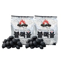 몬스터 블랙볼 2kg x 2개 점화탄 캠핑숯 바베큐숯 야자숯