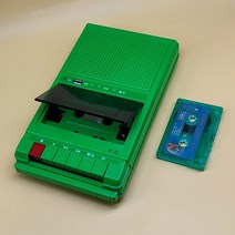 어반아웃피터스 마이마이 워크맨 카세트플레이어 레트로 녹음 테이프 레코더 휴대용 Walkman 플레이어, 녹색, 그린 컬러