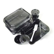 피크닉 도시락세트 3P 대 소스통 포크 포함 도시락통, 상세페이지 참조, 상세페이지 참조