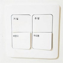 아트박스/디자인아지트 [기성]라벨스티커전기스위치