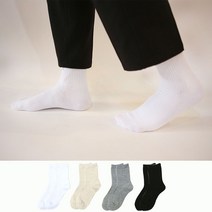 매직삭스 여성 골지 중목 양말 10족 세트