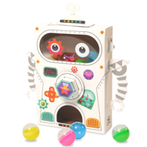 [키즈파이]빙글빙글 캡슐로봇 DIY 뽑기상자 장난감 랜덤 뽑기놀이 가챠 캡슐 5p포함