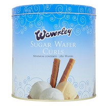 영국 직배송 웨이벌리 슈가와퍼컬 280개입 Waverley Sugar Wafer Curls Tins x 280