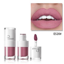 매트 리퀴드 립스틱 방수 레드 벨벳 립 메이크업 문신 롱 라스팅 글로스 틴트 립글로스 튜브 화장품, E520