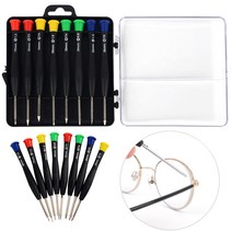 골든트리 일자 십자 별 미니 사이즈 정밀 드라이버 8P 세트 안경 시계 선글라스 노트북, 8개입