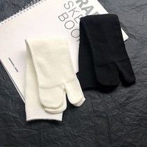Milky white combed cotton tabi socks women solid color short black two toe socks 여성 한국어 타비 하라주쿠 spli
