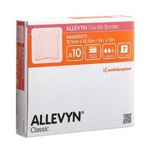 알레빈 젠틀보더 12.5x12.5cm Allevyn GENTLE BORDER 10매 드레싱밴드, 1박스