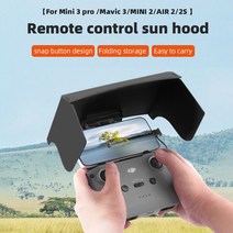모니터커버 모니터후드 모니터후드24인치 DJI Mavic 3/Mini 2/Air 2S/Mini 3 Pro RC-N1 리모콘 후드 Sun Shade 전화 모니터 커버 드론 액세서리
