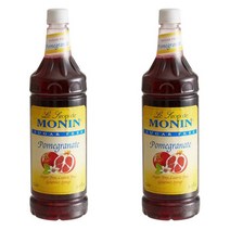 Monin 모닌 Pomegranate 무설탕 석류 고메 시럽 1000Ml 2개
