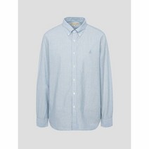 [빈폴] [SLIM] 코튼리넨 스트라이프 셔츠 스카이 블루 BC2364O06Q
