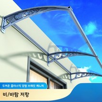 캐노픽스 비가림막 차양막 비가림 투명 천막 테라스, 80cm x 240cm