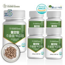 돌외잎 추출물 가루 추출 분말 돌외잎다이어트 120정 식약처 HACCP 인증 AMPK 효소 사포닌 효능, 5통