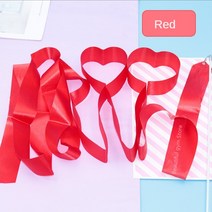 리듬체조리본 2m 4m 체조 컬러 리본 다채로운 체육관 리듬 장비 댄스 발레 스 트리머 트윌 링로드, BH96-Red, 4 meters