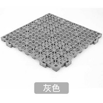 커피머신매트 컵놓는곳 PVC 타공패드 격자패드 간편한 잘라쓰는, 30CMx30CMx16MM, 그레이