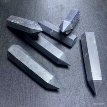 천연 서브 흑연 원석 결정 기둥 6 면 단면 기둥 연삭 수공예 장식품, 9-10