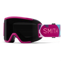 스미스 스포츠고글 Squad S Goggles Womens, Fuschia Oversized Shapes/Chrom