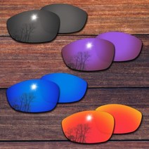 오클리 호환 교체렌즈 Oowlit 오클리 스트레이트 자켓 용 편광 렌즈 2007 선글라스 프레임-품종, 28 4 pairs