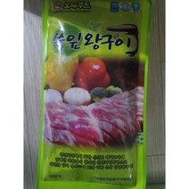 오래푸드 수제 양념 돼지갈비 맛 쑥잎왕구이 300g 5개