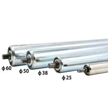 컨베이어 롤러 바퀴 부품 1pcs Φ 25385060mm 아연 도금 중력 총 길이 100 - 900mm, 50x800mm, 1개
