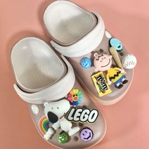 [ver 3]야구 레고 스누피 찰리 피규어 12Pcs 슬리퍼 악세사리 파츠 꾸미기 세트