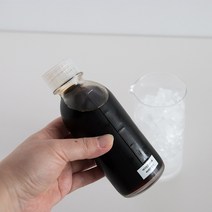 심플 눈금유리병 250ml 밀폐유리병 우유병 주스병