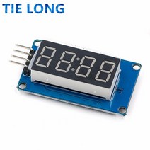 LED 광고판 전광판 차량 휴대용 미니 간판 TM1637 디스플레이 모듈 Arduino 7 세그먼트 4 비트 036 인치 시계 빨간색 양극 디지털 튜브 직렬 267EA 2, 단일옵션