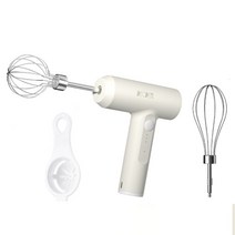 Decdeal 핸드믹서 (2PCS 거품기 포함) 핑크 화이트 블랙 거품기, 1개