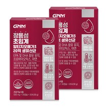 [유산균+오메가3] GNM 장용성 초임계 알티지오메가3 20억 생유산균 / rTG 아연 프로바이오틱스, 500mg, 60캡슐, 2세트