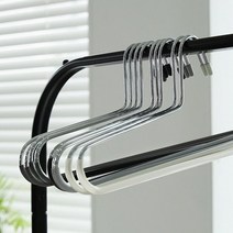 멀티코팅 바지걸이 10P.홈앤하우스, 크림화이트