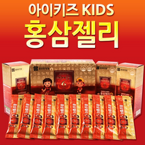 종근당건강 아이키즈 어린이 홍삼 젤리 6년근 홍삼농축액 진세노사이드 아가베시럽 딸기 파인애플농축액 활력 면역 체력 아이 홍삼젤리스틱, 1개, 30포