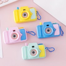 키즈카메라 어린이기 토이카메라 2Pcs 어린이 프로젝션 카메라 교육 완구 만화 재미 모델링 야외 키즈 아기 학습, [02] 2pcs random