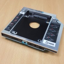 브랜드없음 하드멀티베이 Second HDD Caddy(SATA to SATA)T:12mm, 1개