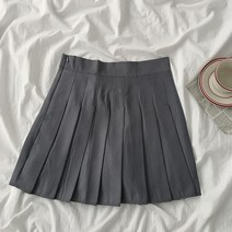 여자가을코디 깔끔한스타일 여성체크무늬플리츠스커트 며느리룩 큰옷 회색치마 깔끔한오피스룩 그레이컬러 임부복 여성 가을룩