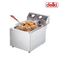 델키 업소용 전기 튀김기 13L DK-260 타이머 안전