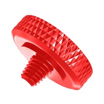 11mm 오목한 표면 셔터 릴리스 버튼 퓨지 카메라 용 순수 구리, 빨간 오목한