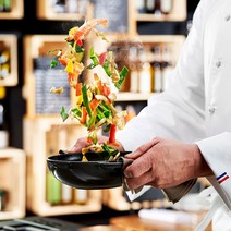 차세르 Chasseur 무쇠 주물 미니 웍 18cm, 스카이