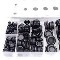 Diking 170Pcs Rubber Grommet Kits Firewall Hole Plug Set Electrical Wire Gasket Set for Wire Plug an, 1, 기타