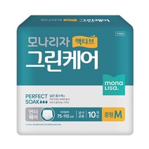 모나리자 액티브 그린케어 성인기저귀 언더웨어 중형, 10개입, 1개