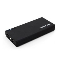 파워뱅크 자작배터리 캠핑용배터리 범용 2.1A 4USB 보조베터리 케이스 6x18650 배터리 충전기 전원 공급 장, 04 Black