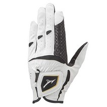 일본직배송 MIZUNO(미즈노) 골프 글로브 더블 그립 손가락 끝 쇼트 타입 남성, 화이트 블랙