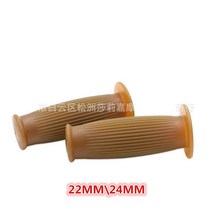 범용 바이크 오토바이 핸들 바 그립 7/8 quot22MM 미끄럼 방지 고무 스쿠터 엔드 자전거 액세서리, [08] 22MM transparent, 1개
