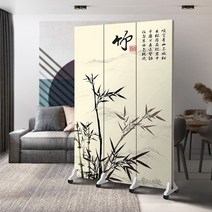 인테리어 파티션 180x120 가벽 가림막 접이식 가벽 사무실 아치형 라탄 공간분리 거실 타공 학원 바퀴달린 병풍 아, D_3폭(120×180)Q