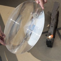 350mm 빅 디아 태양 프레 넬 렌즈 광학 PMMA 초점 거리 185mm 900mm 태양 집중 장치 대형 돋보기 1PC