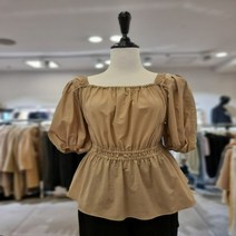 주크 NC13 퍼프소매 스퀘어넥 블라우스 V222MSC942