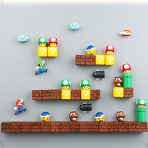 슈퍼마리오 3D 자석 마그넷 인테리어 메모자석 Opl, 옵션01