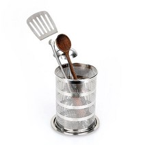 리빙코아 올스텐 타공 물빠짐 원형 조리도구통 특대형, Silver, 1개